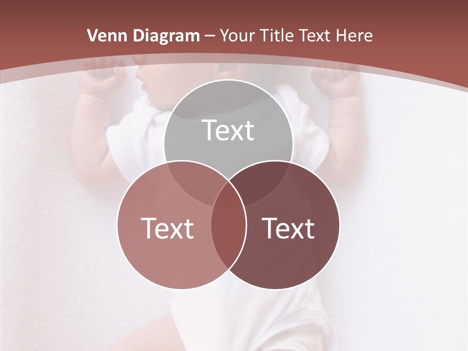 Youth Green Baby PowerPoint Template