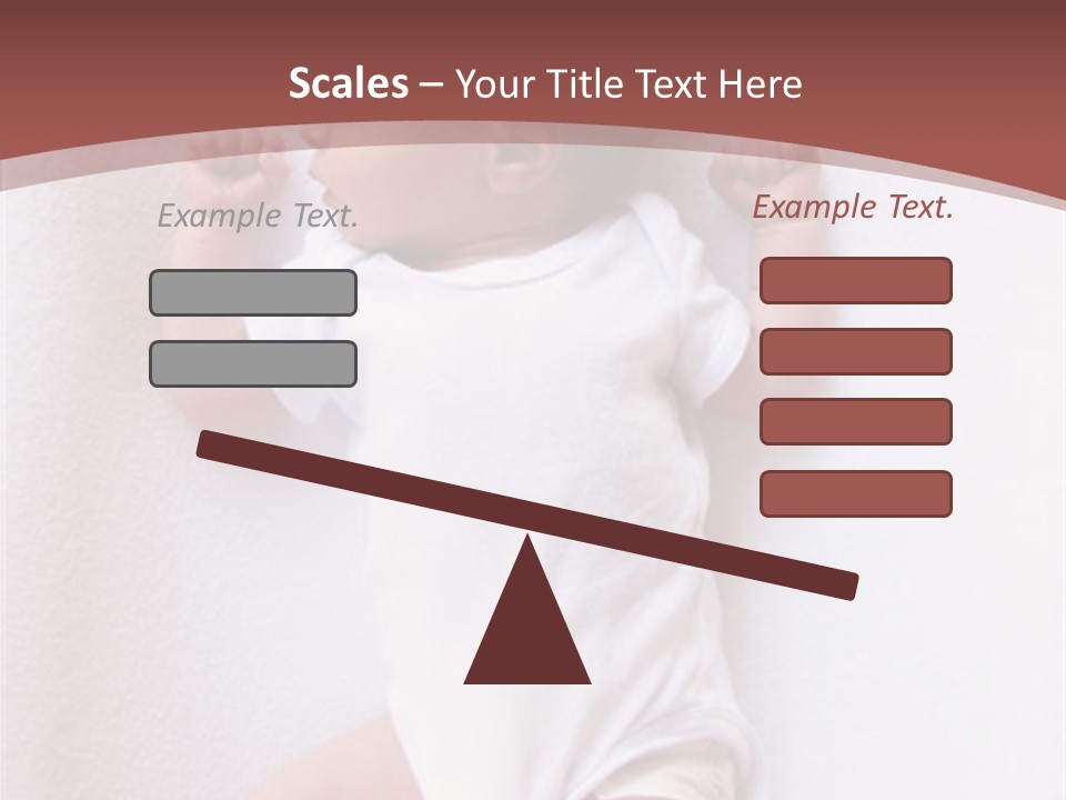 Youth Green Baby PowerPoint Template
