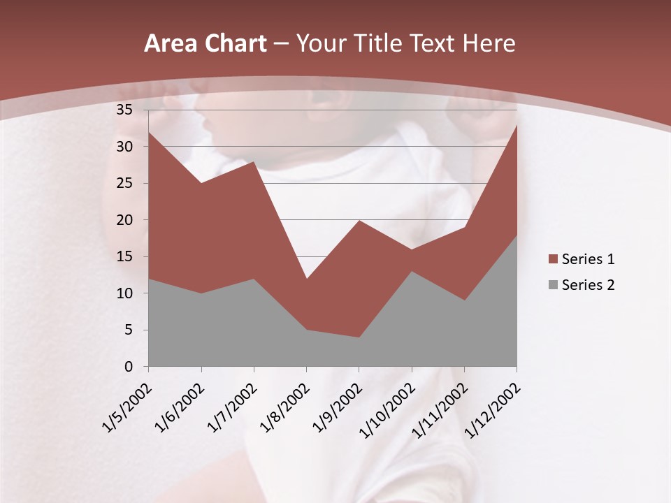 Youth Green Baby PowerPoint Template