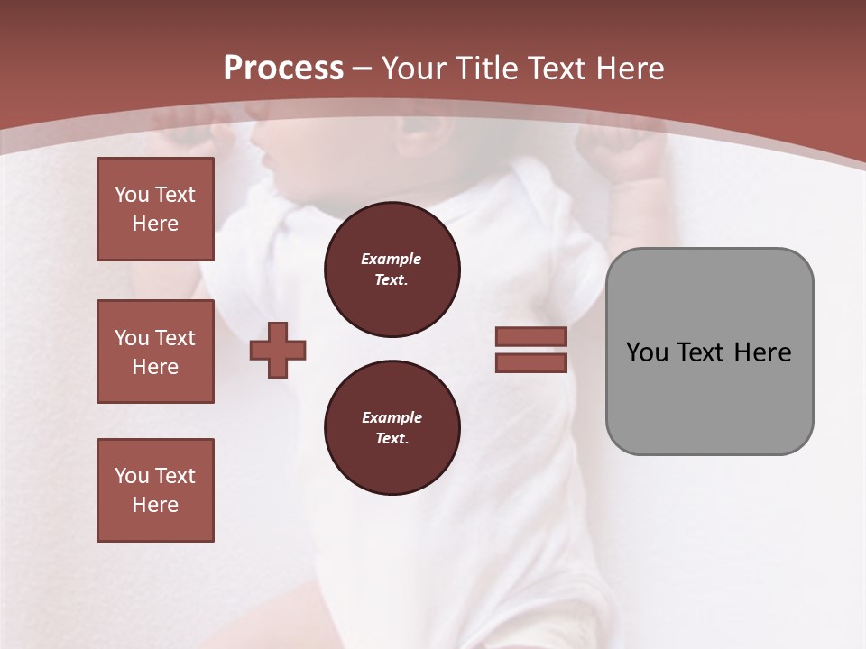 Youth Green Baby PowerPoint Template