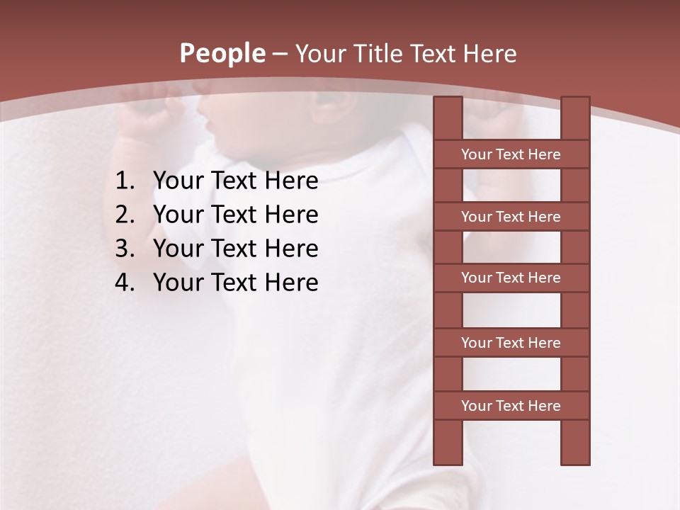 Youth Green Baby PowerPoint Template