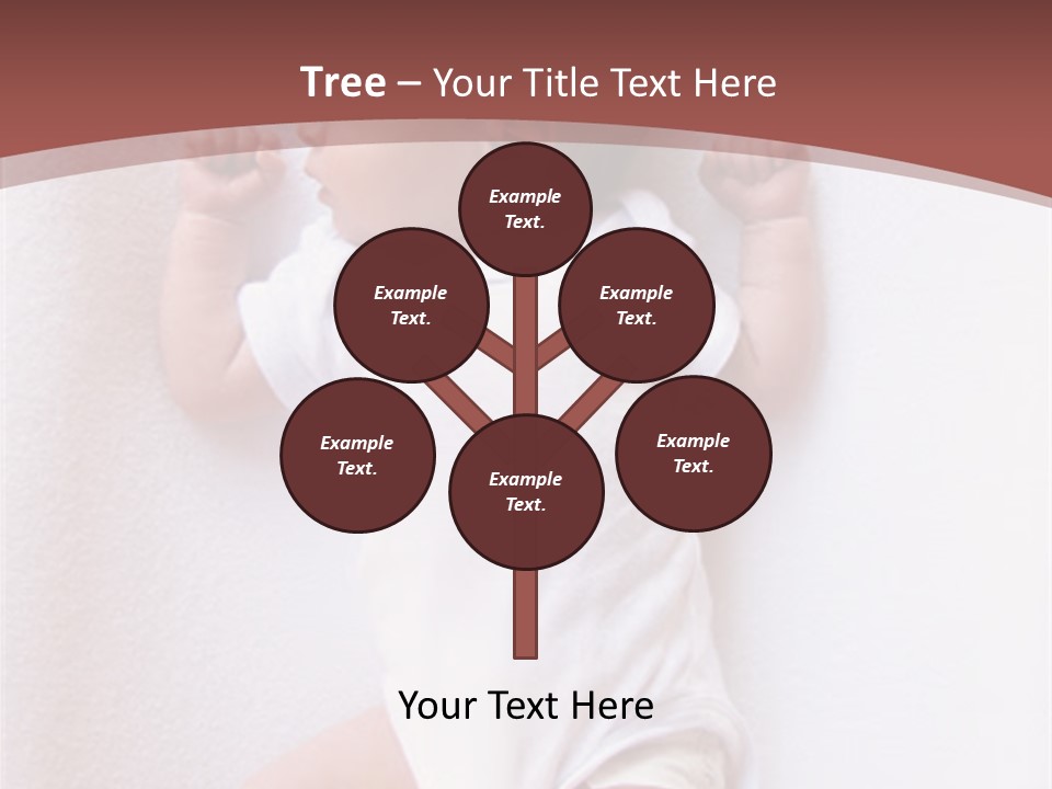 Youth Green Baby PowerPoint Template
