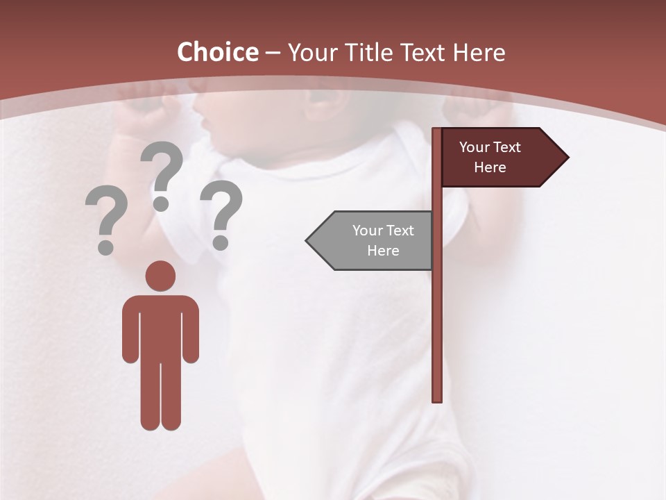 Youth Green Baby PowerPoint Template