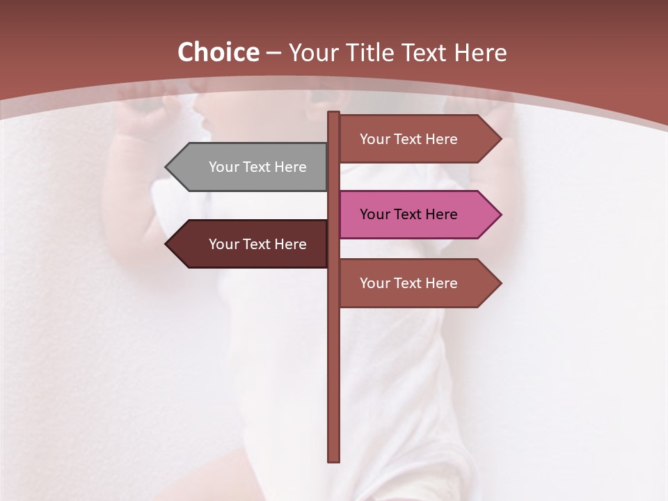 Youth Green Baby PowerPoint Template