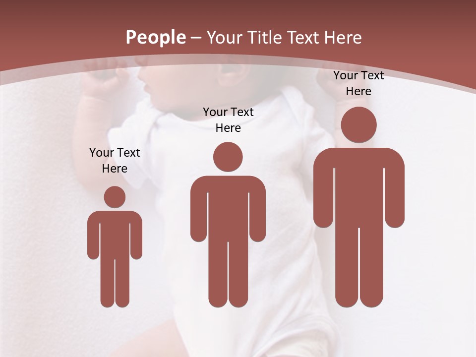 Youth Green Baby PowerPoint Template