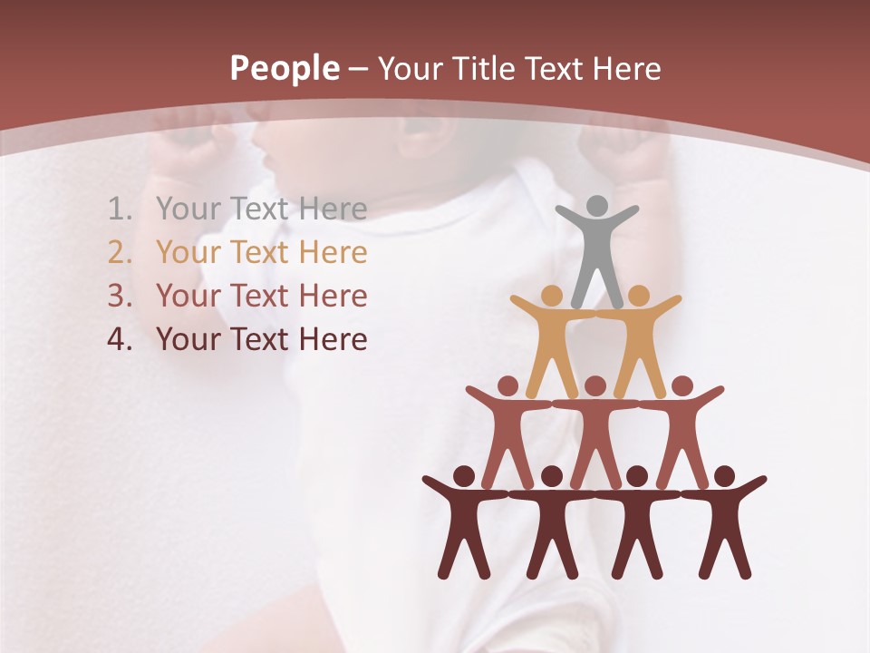 Youth Green Baby PowerPoint Template