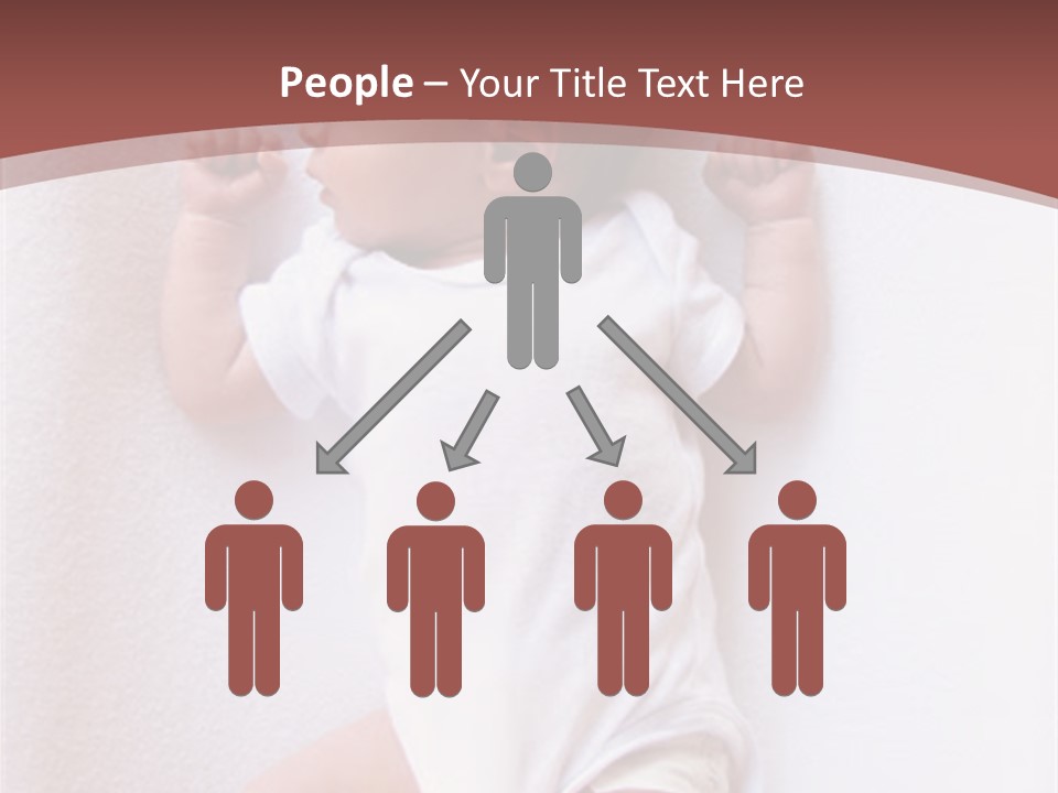 Youth Green Baby PowerPoint Template