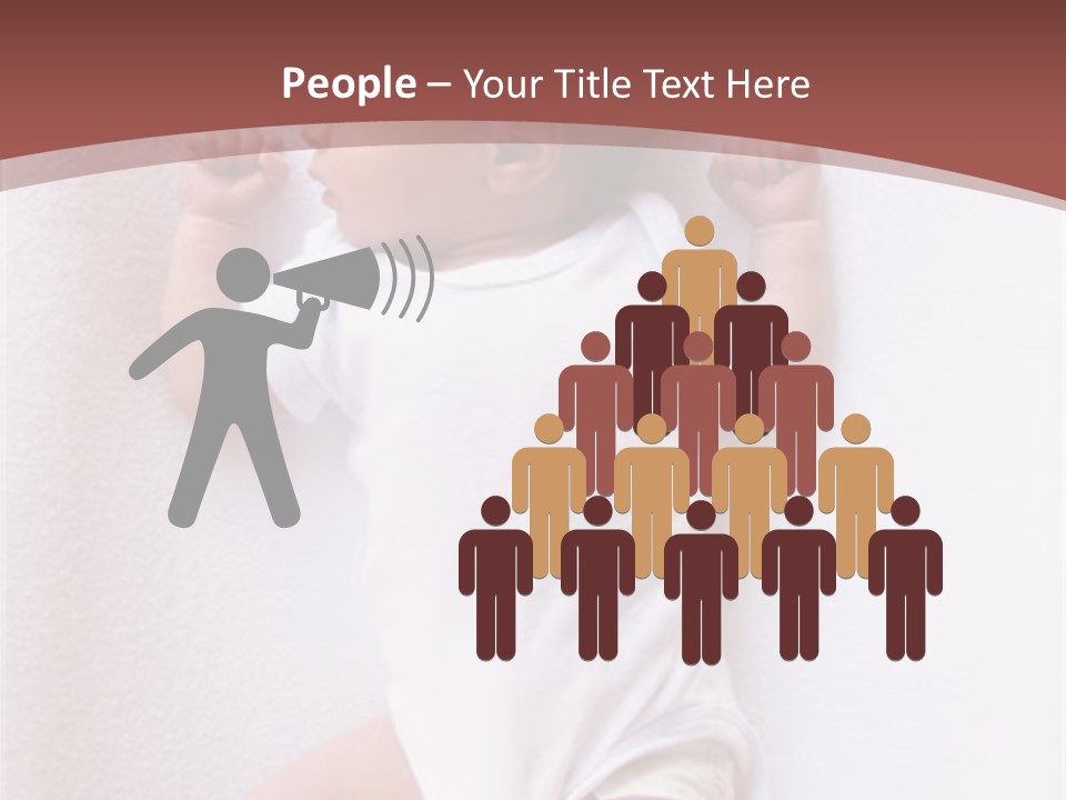 Youth Green Baby PowerPoint Template