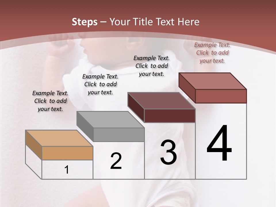 Youth Green Baby PowerPoint Template