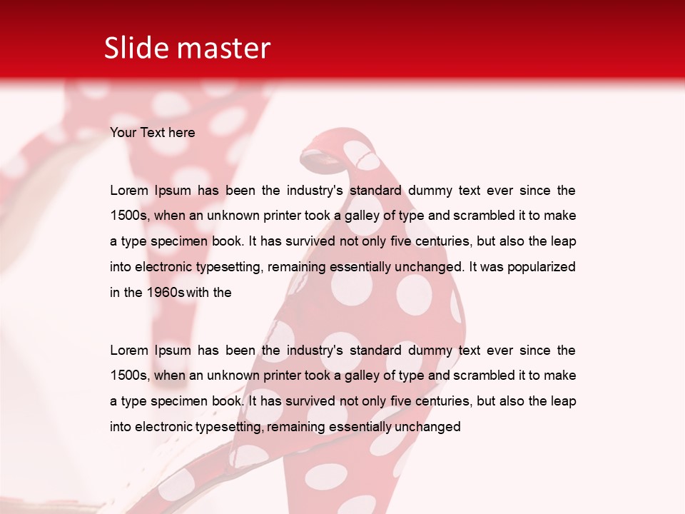 Erotic Dress Sensual PowerPoint Template