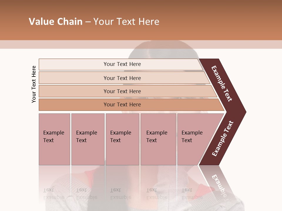 Hair Caucasian Expression PowerPoint Template