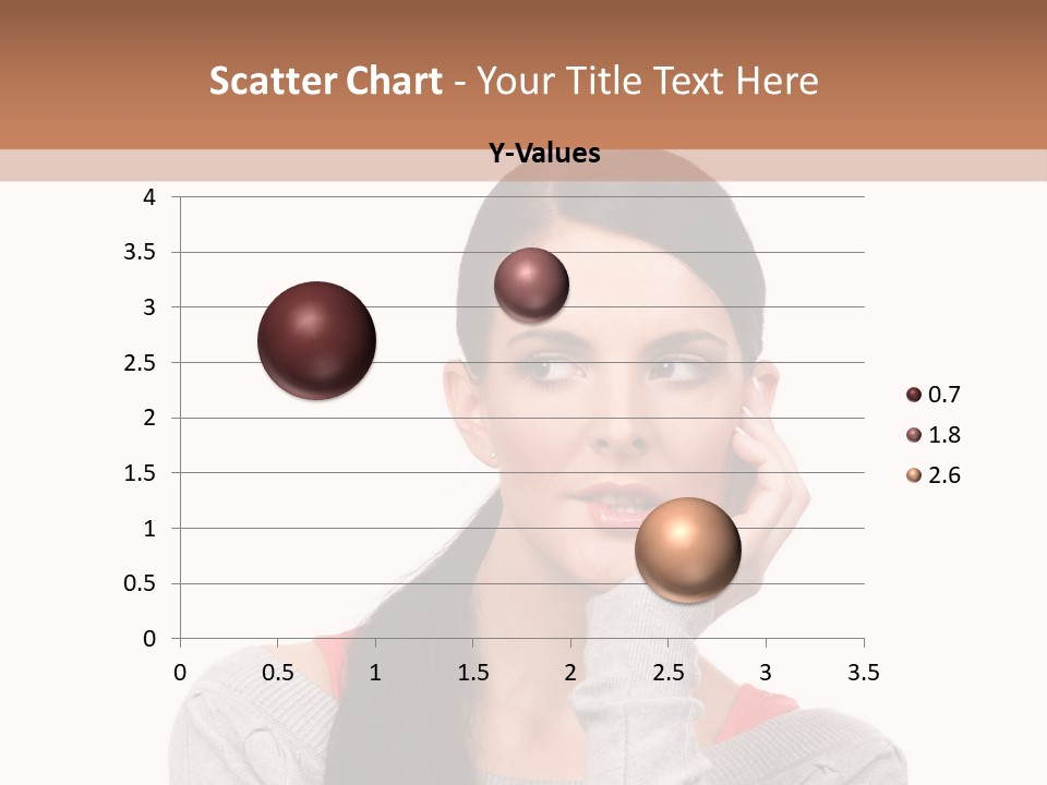 Hair Caucasian Expression PowerPoint Template