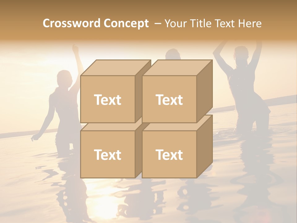 Sunset Beach Party PowerPoint Template