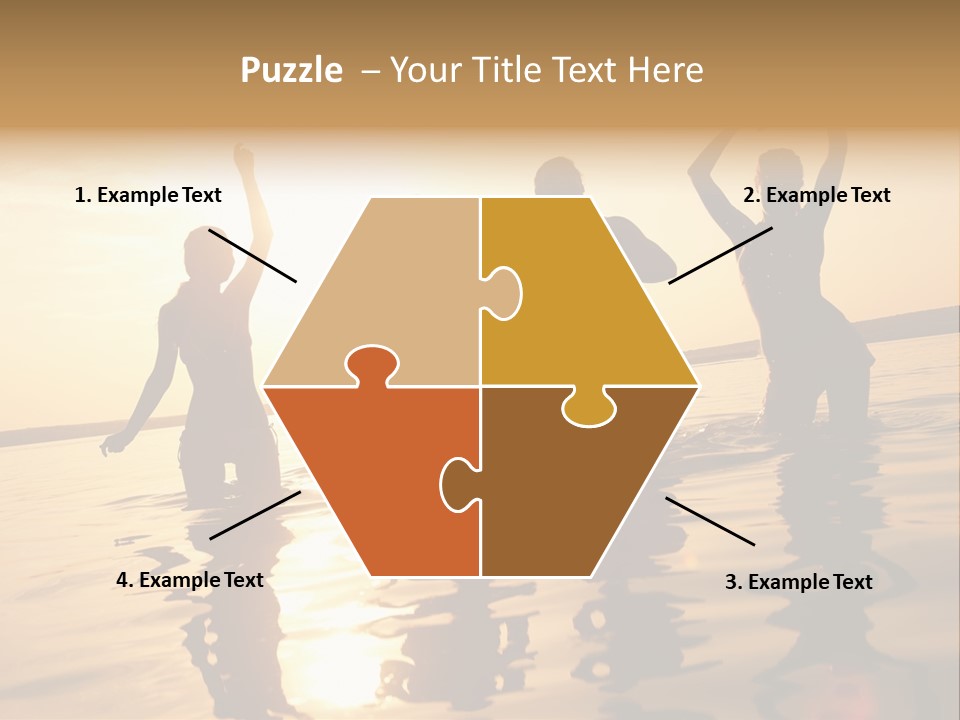 Sunset Beach Party PowerPoint Template