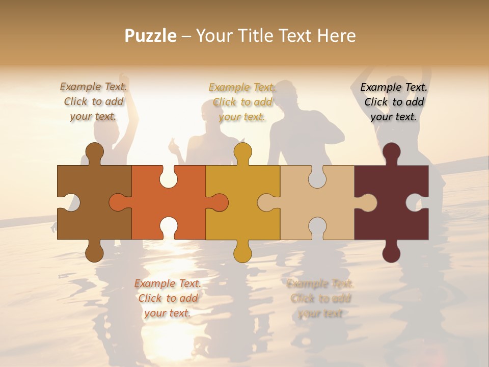 Sunset Beach Party PowerPoint Template