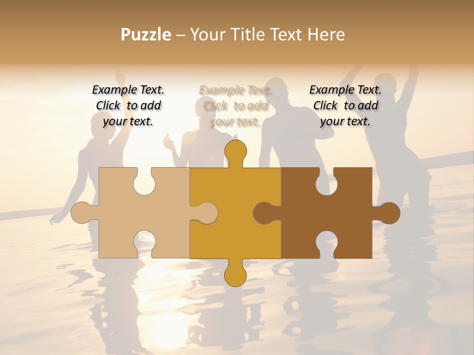 Sunset Beach Party PowerPoint Template