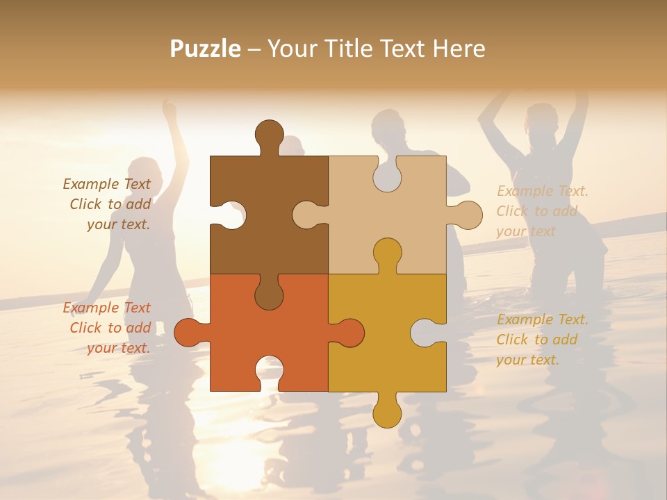 Sunset Beach Party PowerPoint Template