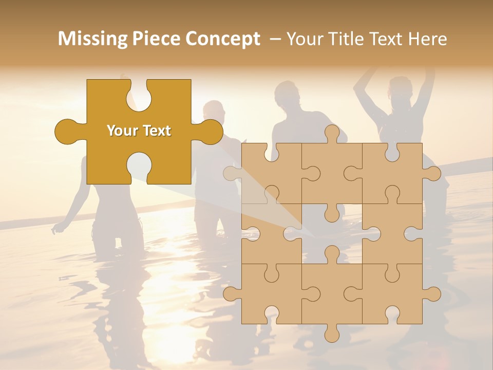 Sunset Beach Party PowerPoint Template