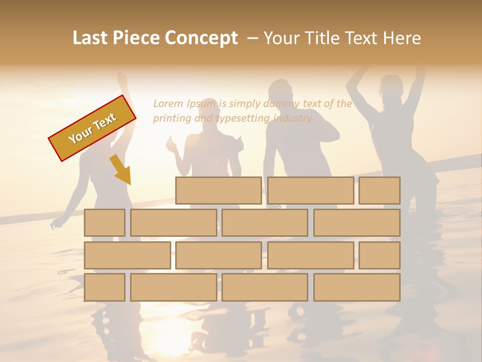 Sunset Beach Party PowerPoint Template