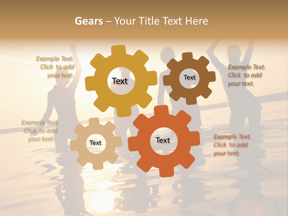 Sunset Beach Party PowerPoint Template