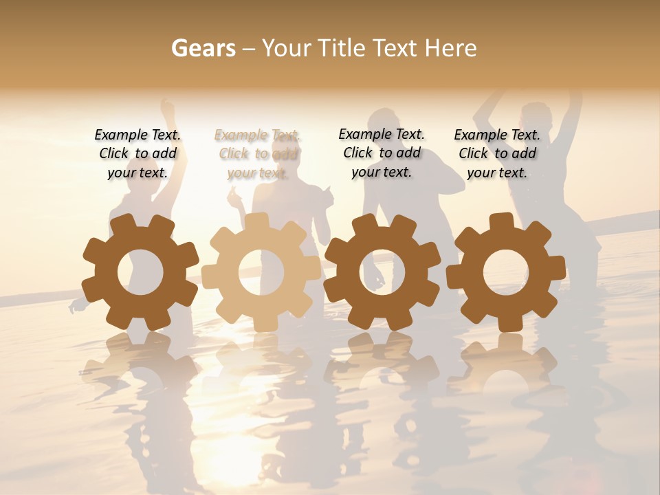 Sunset Beach Party PowerPoint Template