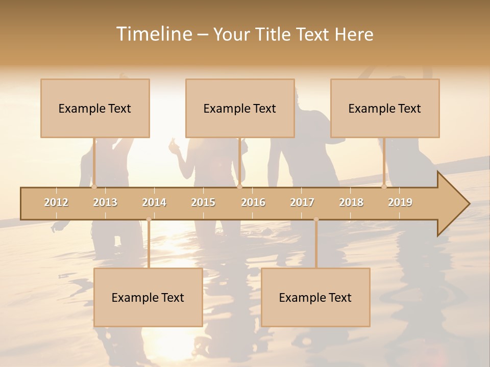 Sunset Beach Party PowerPoint Template