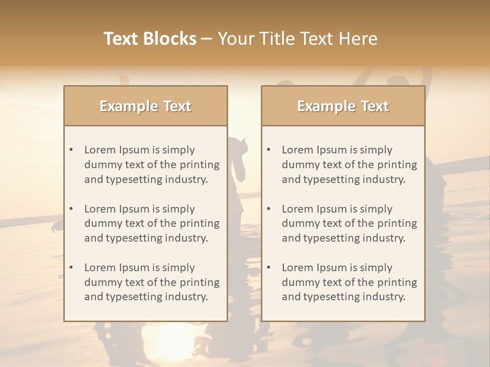 Sunset Beach Party PowerPoint Template