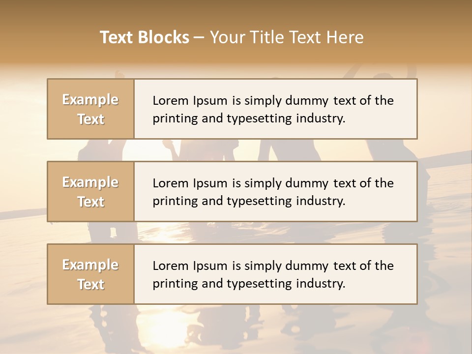 Sunset Beach Party PowerPoint Template