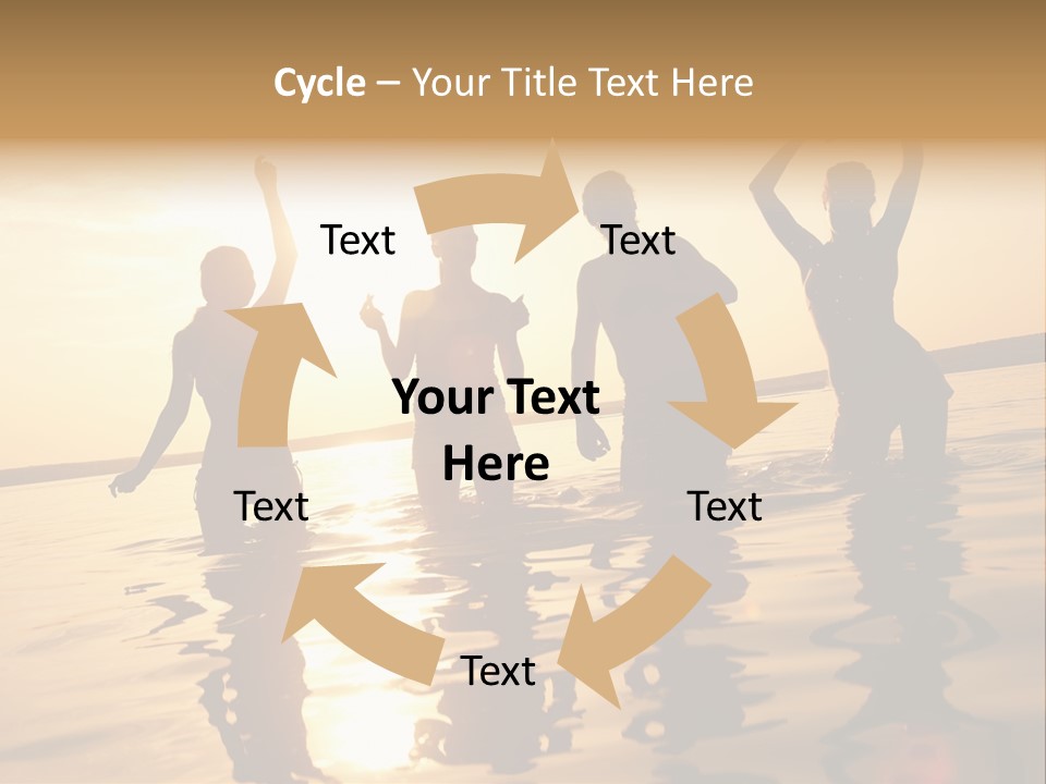 Sunset Beach Party PowerPoint Template