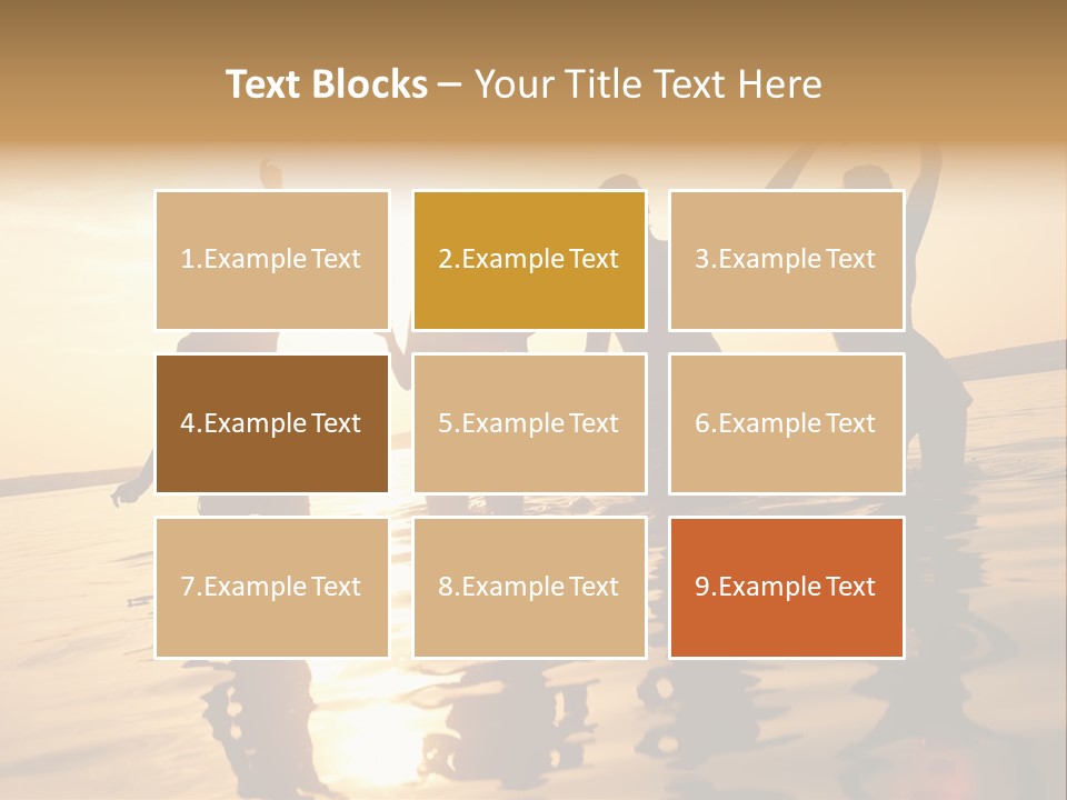 Sunset Beach Party PowerPoint Template