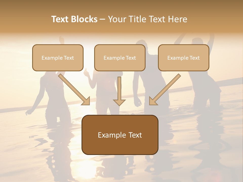 Sunset Beach Party PowerPoint Template