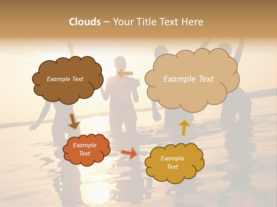 Sunset Beach Party PowerPoint Template