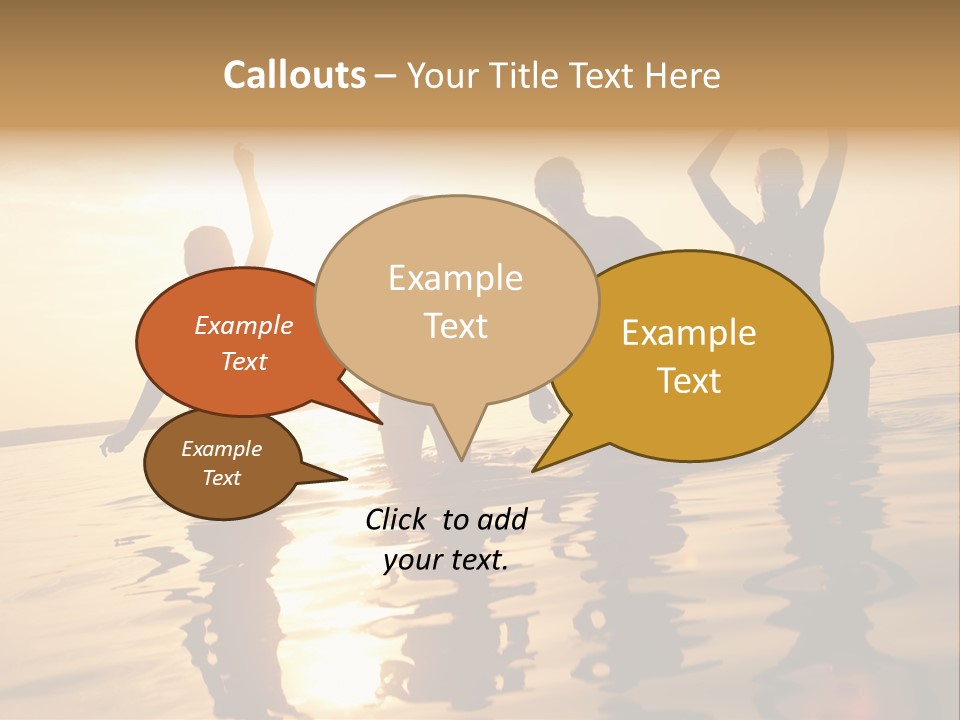 Sunset Beach Party PowerPoint Template