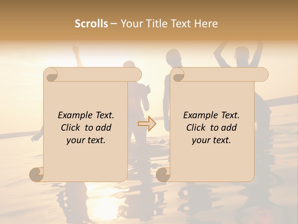 Sunset Beach Party PowerPoint Template