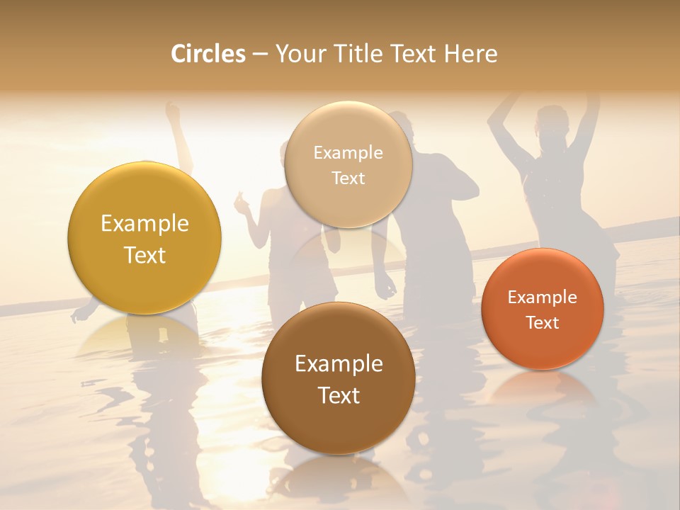 Sunset Beach Party PowerPoint Template