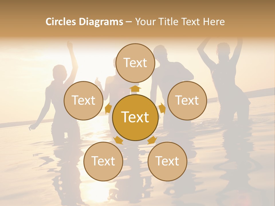 Sunset Beach Party PowerPoint Template