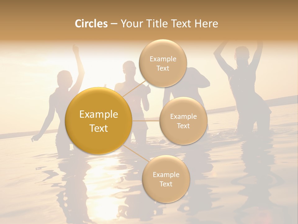 Sunset Beach Party PowerPoint Template