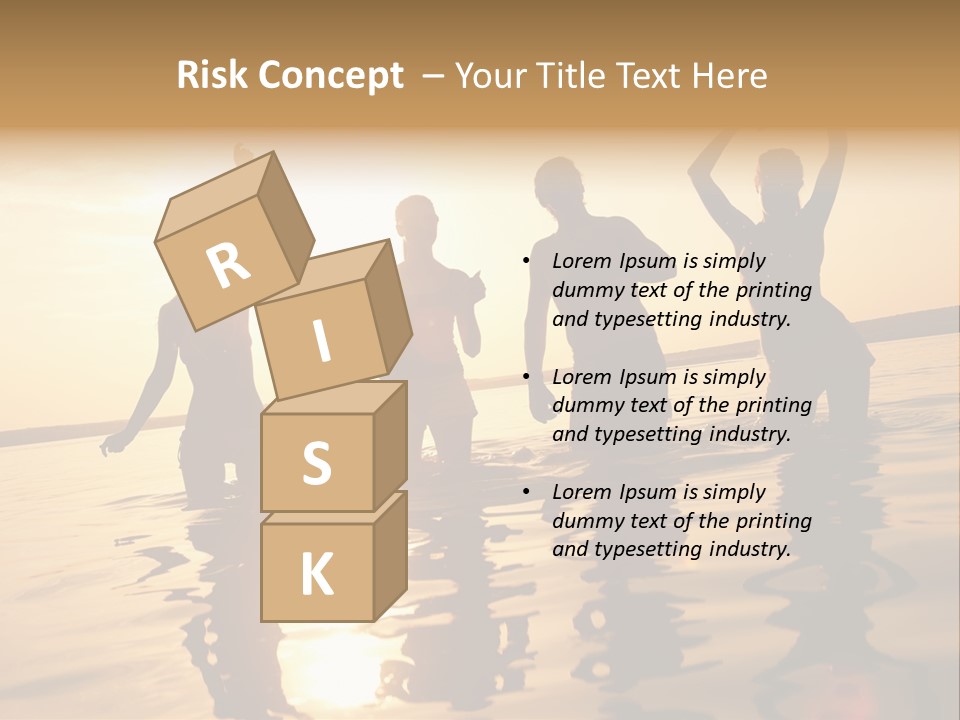 Sunset Beach Party PowerPoint Template