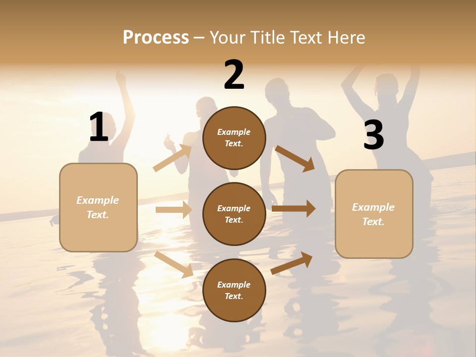 Sunset Beach Party PowerPoint Template