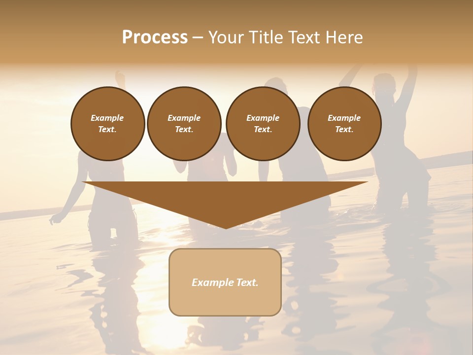 Sunset Beach Party PowerPoint Template