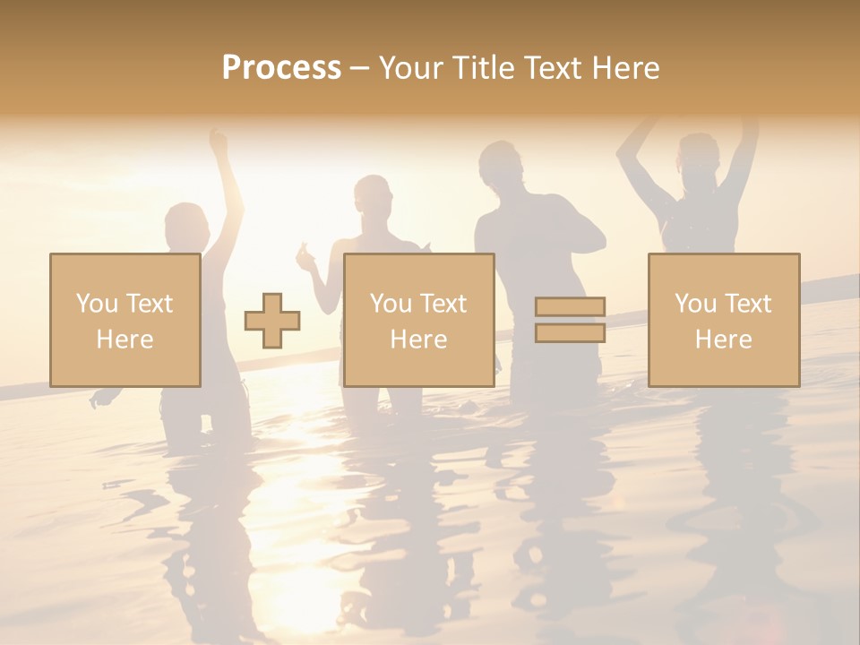 Sunset Beach Party PowerPoint Template