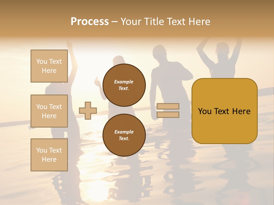 Sunset Beach Party PowerPoint Template