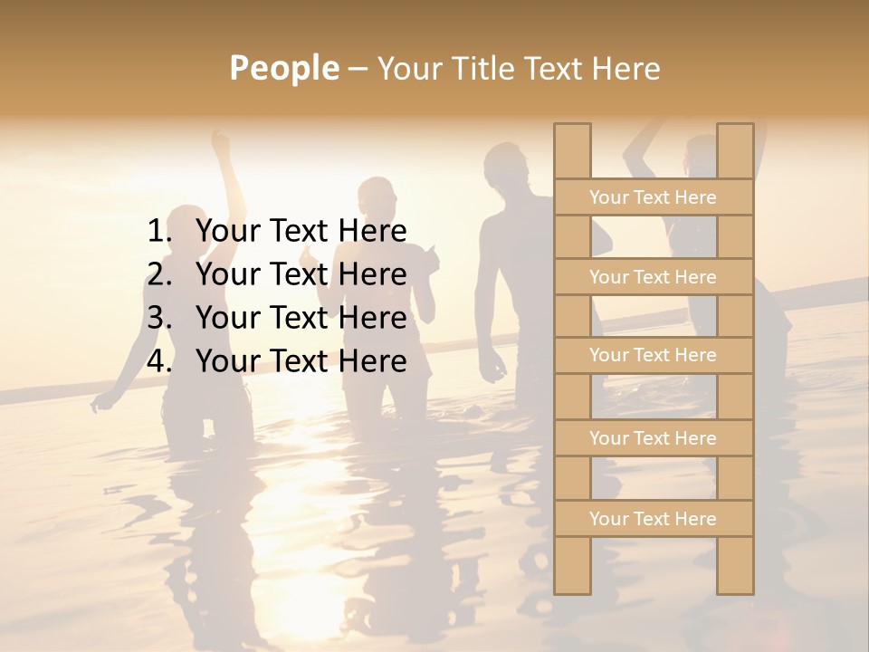 Sunset Beach Party PowerPoint Template