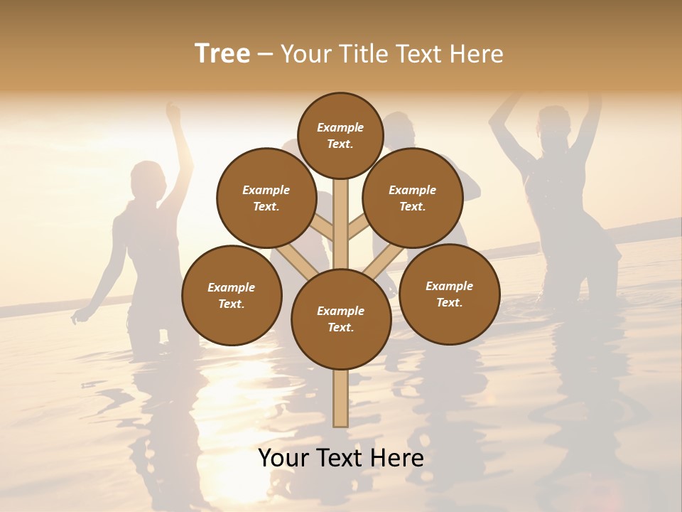 Sunset Beach Party PowerPoint Template