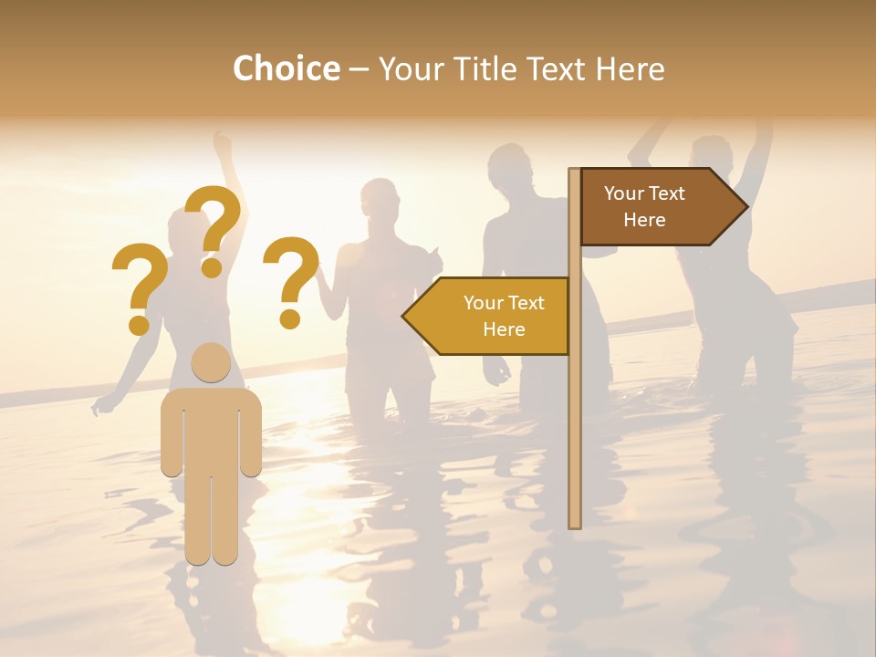 Sunset Beach Party PowerPoint Template