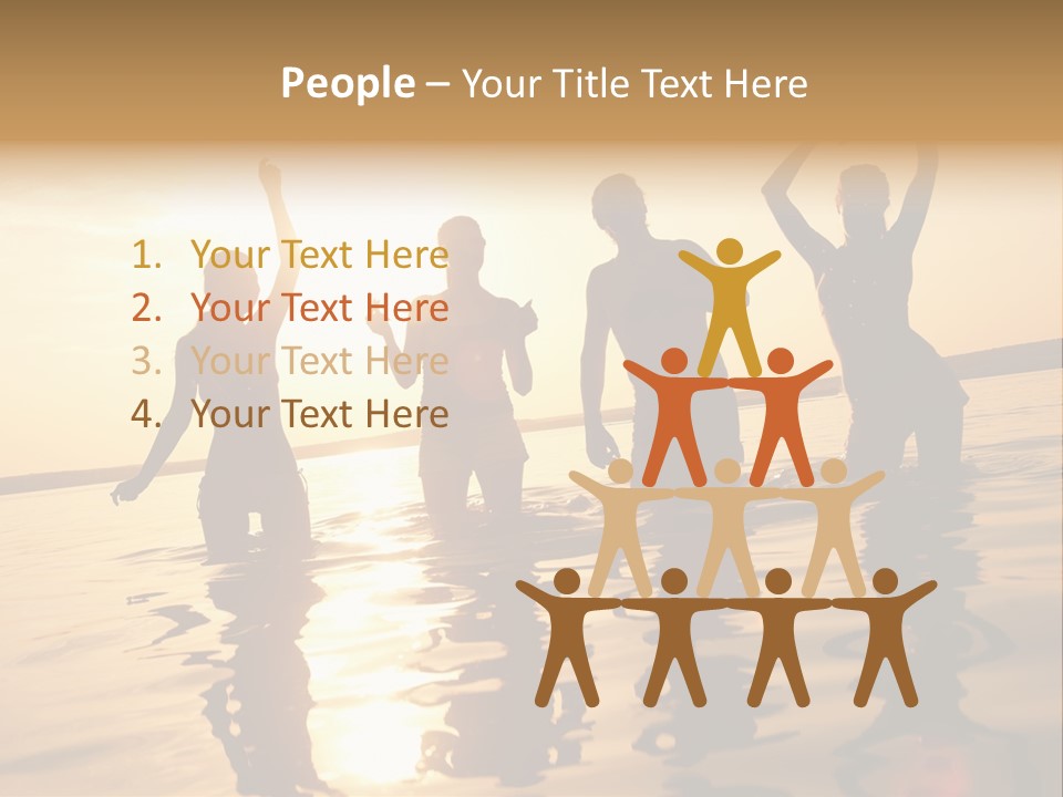 Sunset Beach Party PowerPoint Template