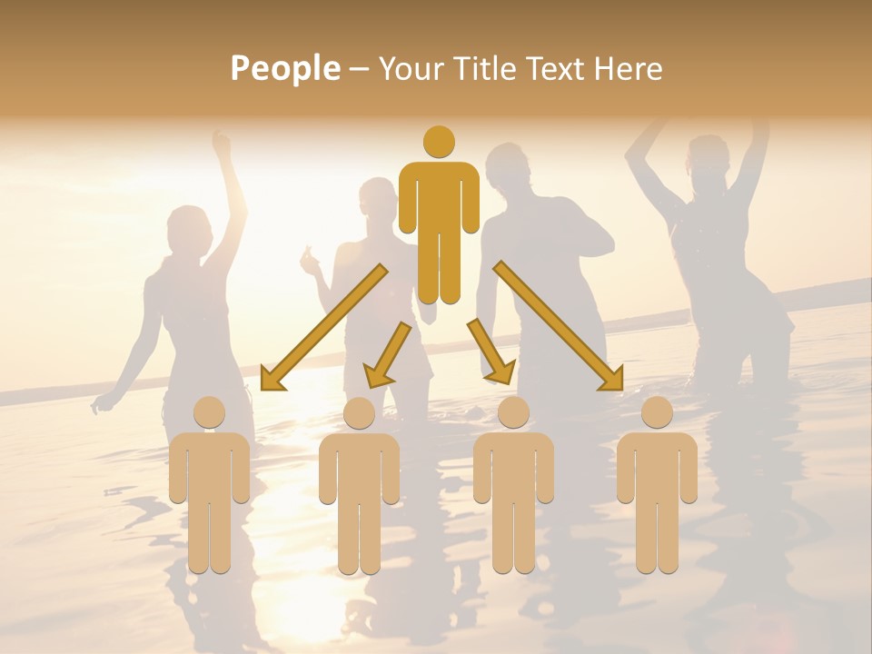 Sunset Beach Party PowerPoint Template