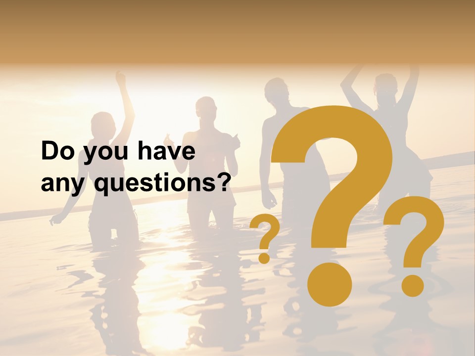 Sunset Beach Party PowerPoint Template