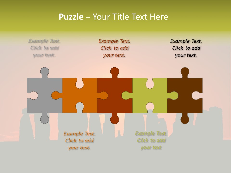 Heavenly Heaven Light PowerPoint Template