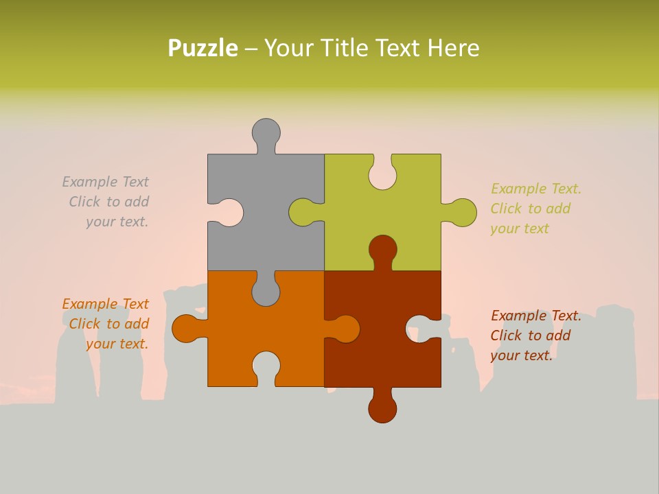 Heavenly Heaven Light PowerPoint Template